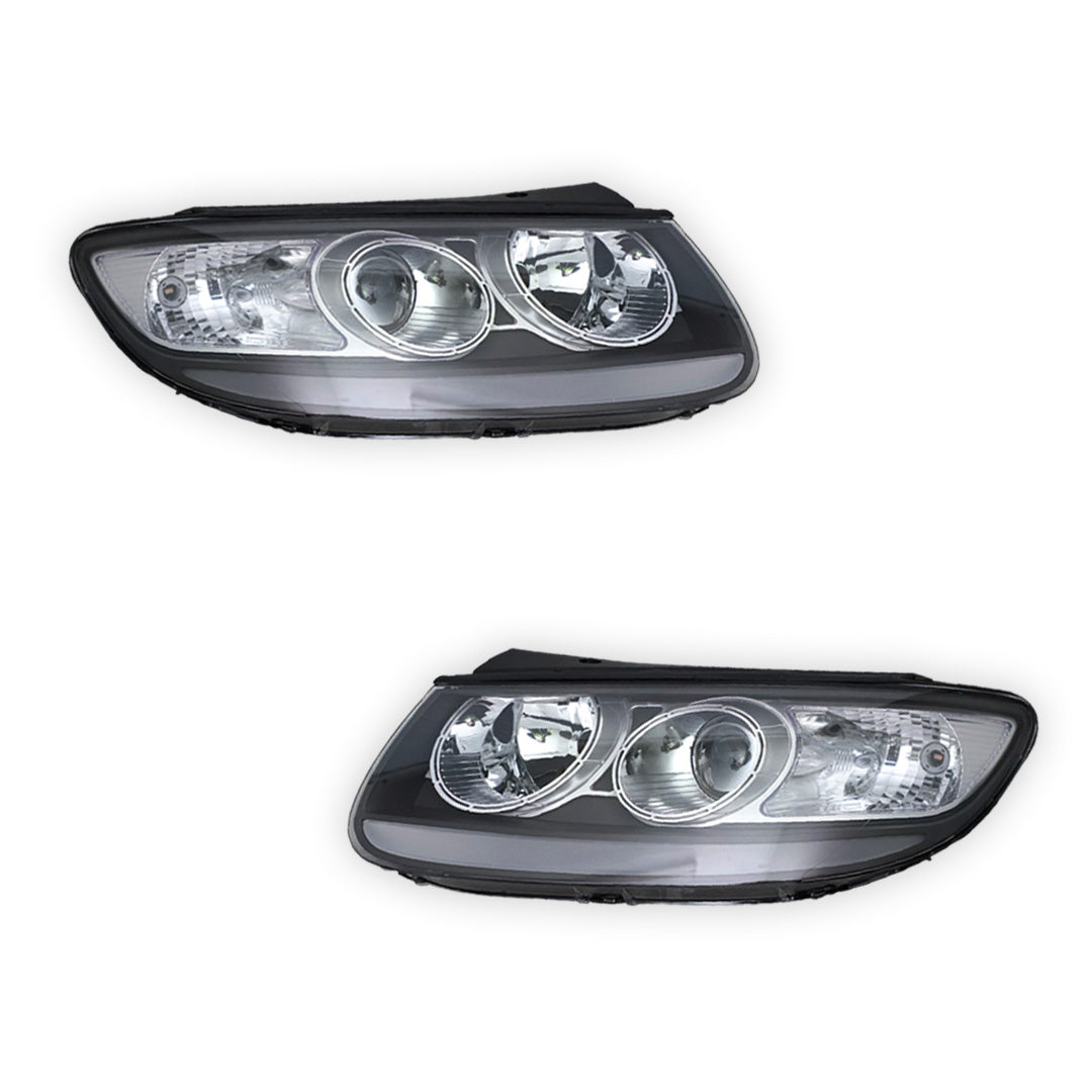 Hyundai Santa Fe CM (2005 - 2009) OEM Style Headlights LH + RH