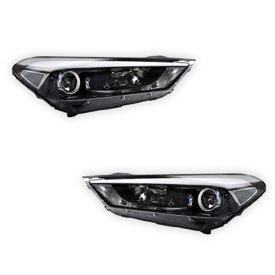 Hyundai Tucson TL / TLE (2015 - 2017) OEM Style Headlights LH + RH