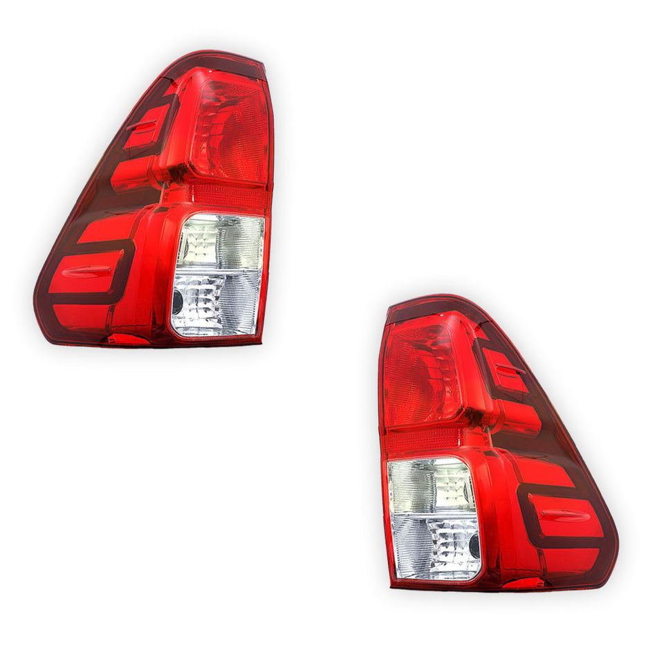 Toyota HiLux N80 (2017 - 2020) OEM Style Tail Lights LH + RH