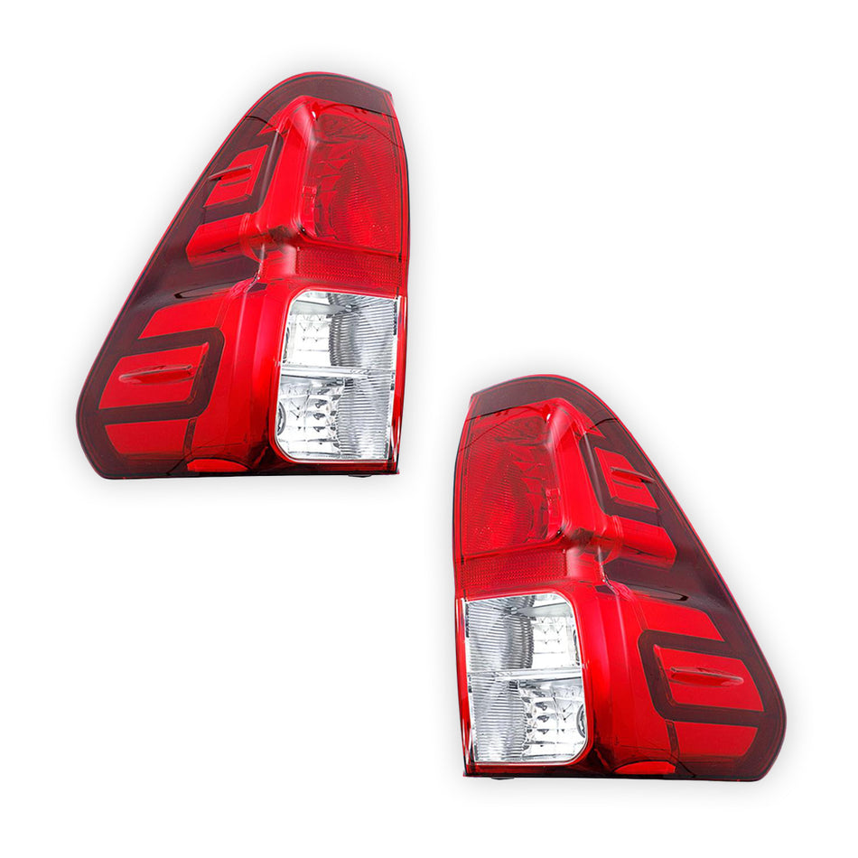 Toyota HiLux N80 (2015 - 2018) OEM Style Tail Lights LH + RH