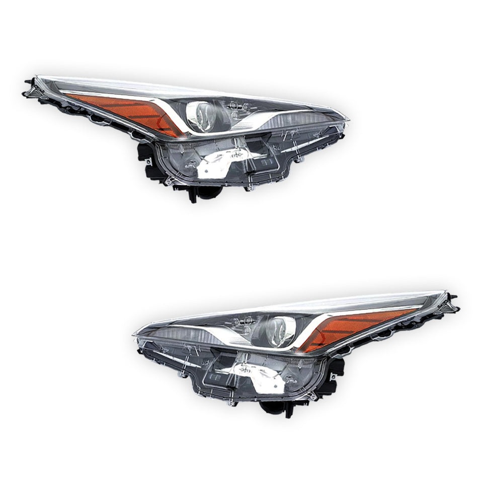 Toyota Prius ZVW50 (2018 - 2020) OEM Style Headlights LH + RH