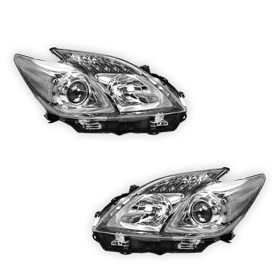 Toyota Prius ZVW30 (2009 - 2011) OEM Style Headlights LH + RH