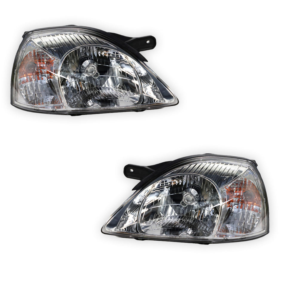 Kia Rio DC (2002 - 2005) OEM Style Headlights LH + RH