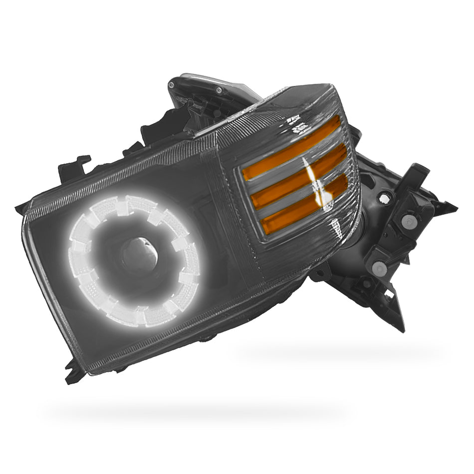 Toyota LandCruiser VDJ70 / 76 / 78 / 79 Series (2007 - 2025) Smoked LED Headlights LH + RH