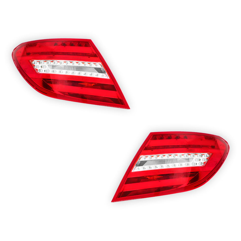 Mercedes-Benz C-Class W204 (2010 - 2014) OEM Style Tail Lights LH + RH