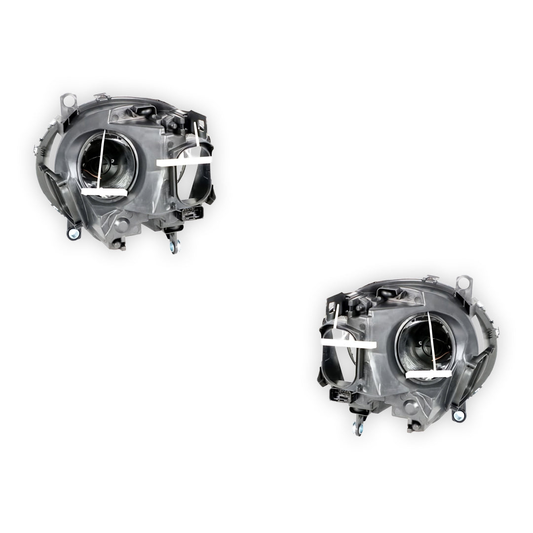 BMW  Cooper R57 (2009 - 2014) OEM Style Non Xenon Headlights Clear cap LH + RH