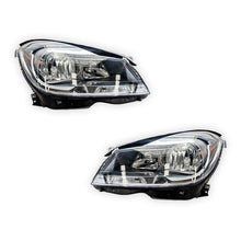 Mercedes-Benz C-Class W204 (2010 - 2014) OEM Style Chrome Non Xenon Headlights LH + RH