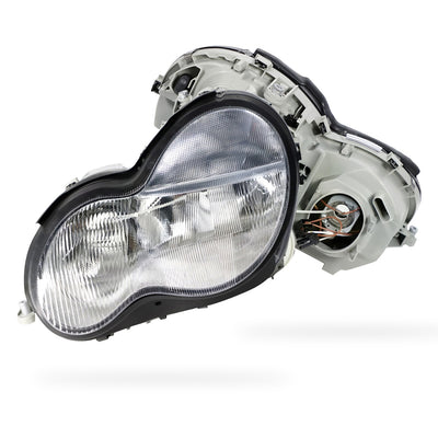Mercedes-Benz C-Class W203 (2000 - 2004) OEM Style Non Xenon Headlights LH + RH