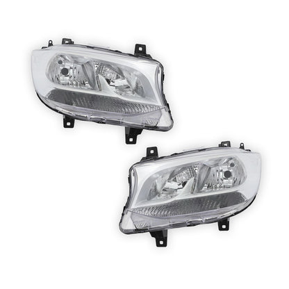 Mercedes-Benz Sprinter W906 (2017 - 2018) OEM Style Non LED Headlights LH + RH