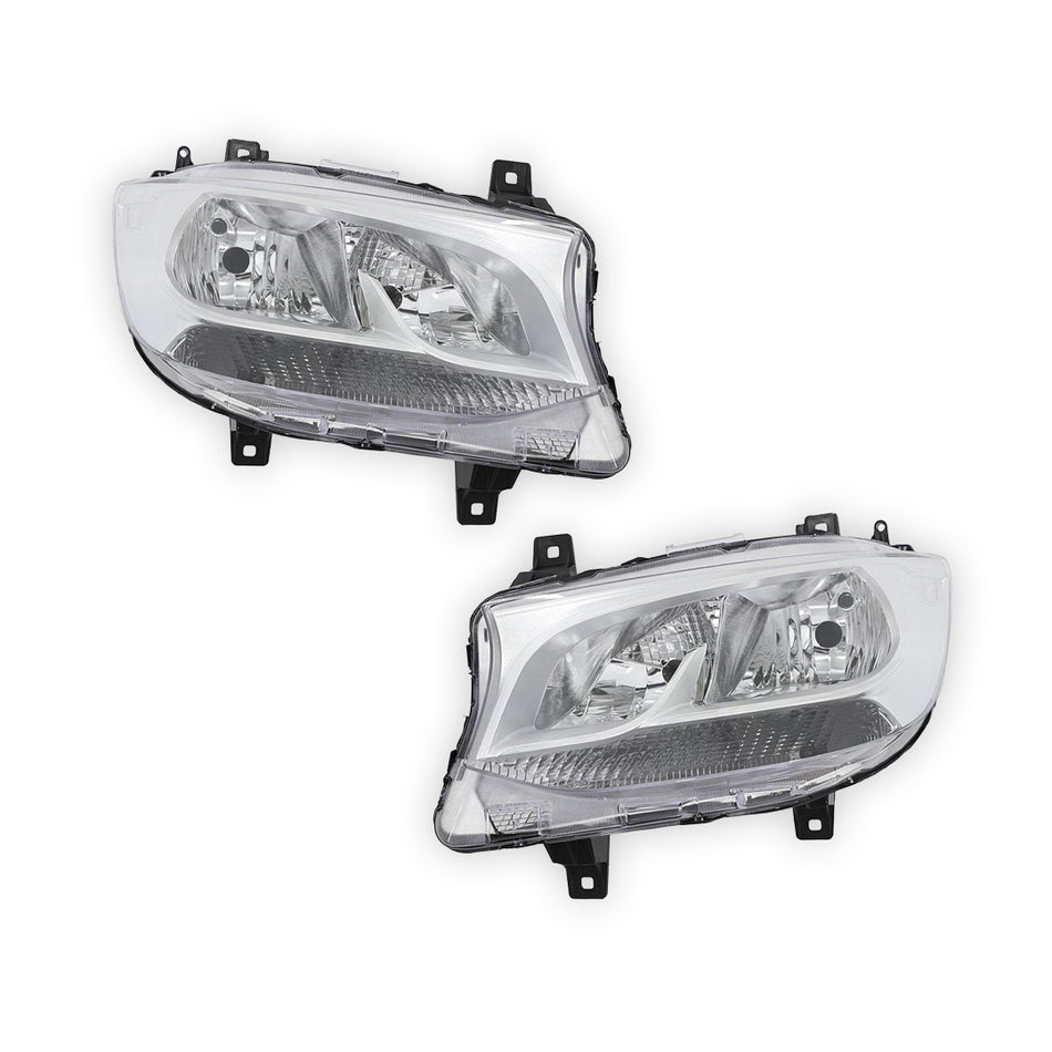 Mercedes-Benz Sprinter W906 (2017 - 2018) OEM Style Non LED Headlights LH + RH