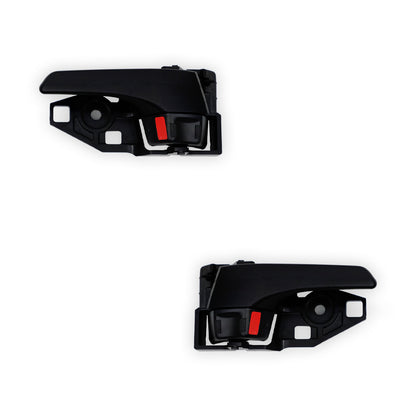 Toyota Hilux N80 (2017 - 2025) Black Front-Rear Inner Door Handle Covers LH + RH