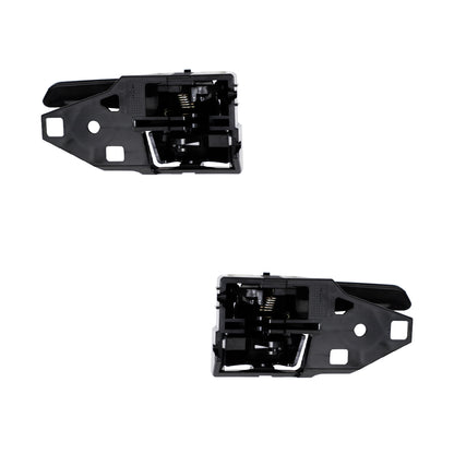 Toyota Hilux N80 (2017 - 2025) Black Front-Rear Inner Door Handle Covers LH + RH