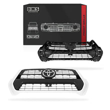 Toyota HiLux N80 (2020 - 2025) Black / Chrome Front Grille with Camera Hole