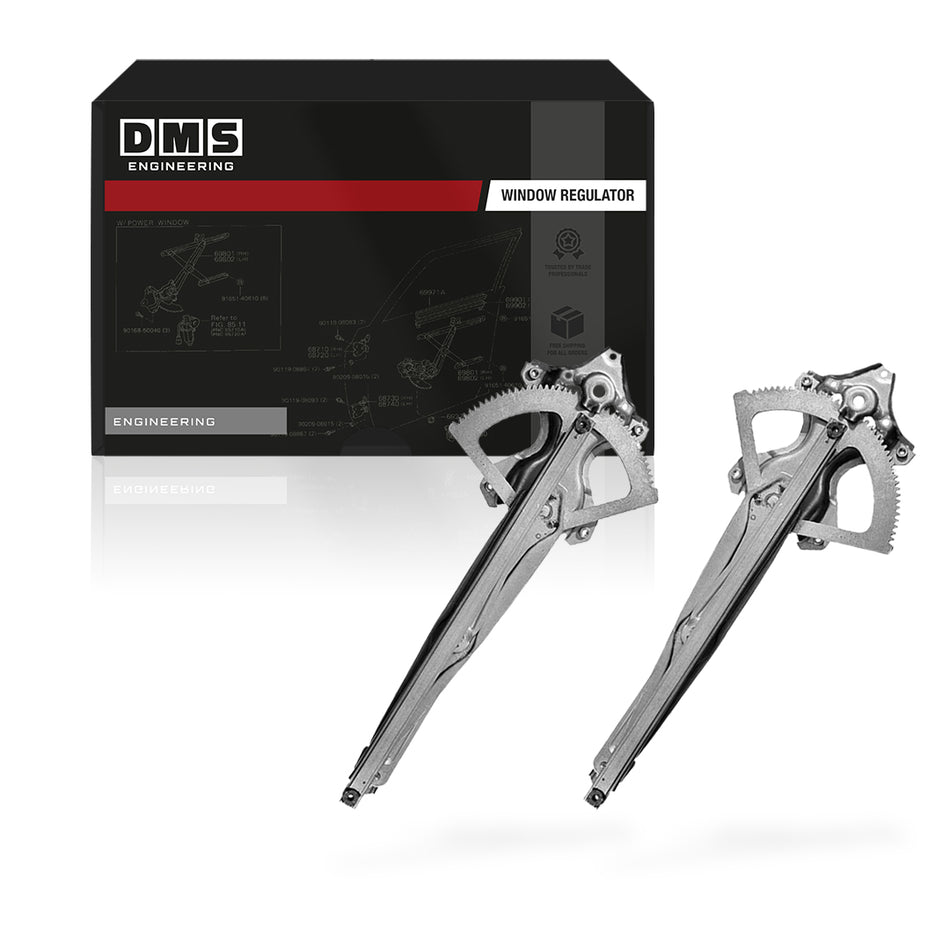 Toyota HiLux N70 (2008 - 2012) Front and Rear Window Regulators LH + RH