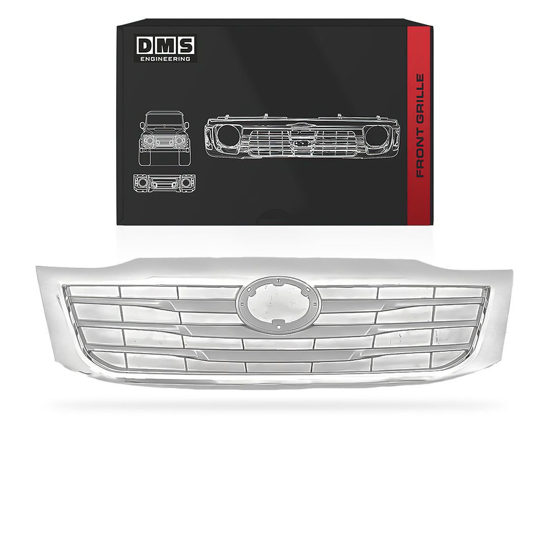 Toyota HiLux N70 (2011 - 2015) Chrome / Grey Front Bar Grille