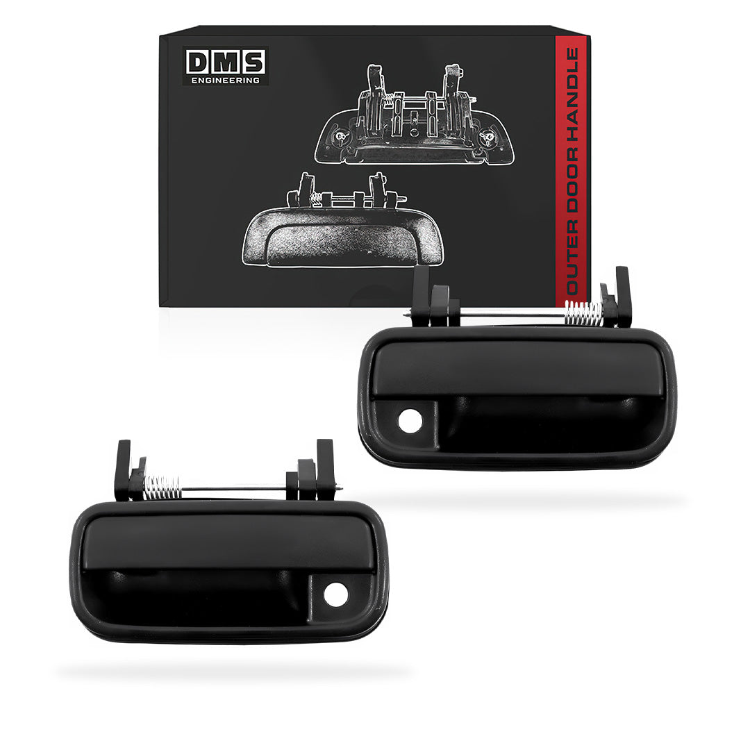 Toyota HiLux N50 (1991 - 1994) Front Outer Black Door Handle With Key Hole LH + RH