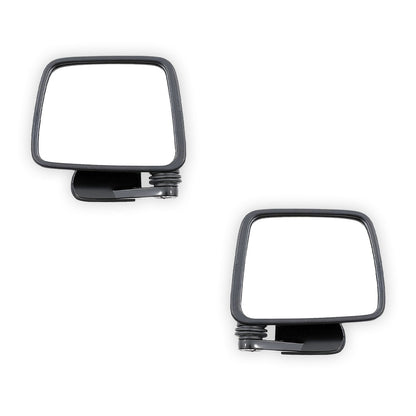 Nissan Navara D22 (2001 - 2015) Genuine Black Manual Door Mirrors LH + RH
