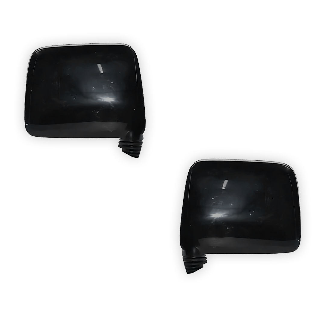 Nissan Navara D22 (2001 - 2015) Genuine Black Manual Door Mirrors LH + RH