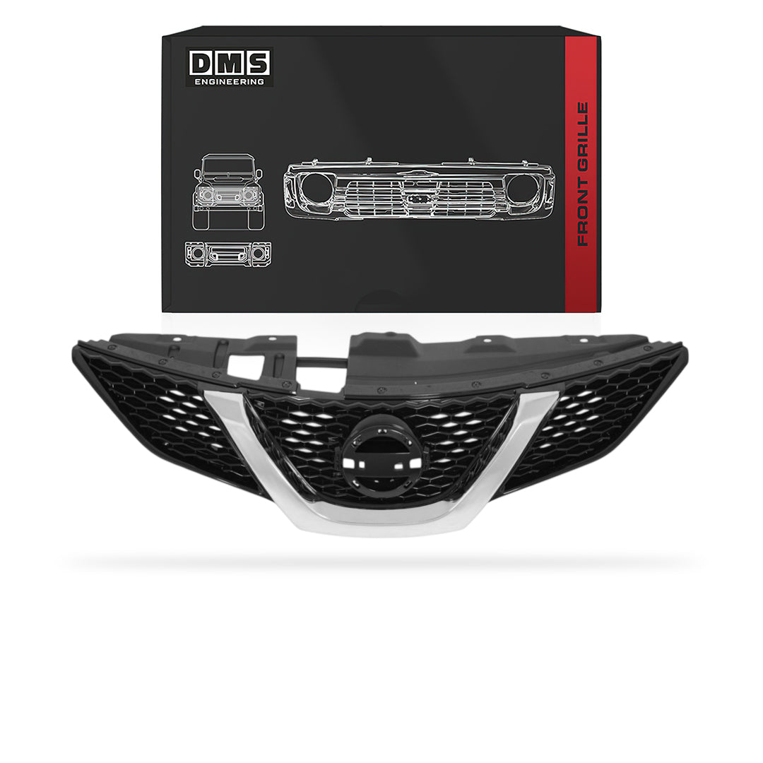 Nissan Qashqai J11 (2014 - 2017) Genuine Black / Chrome Grille