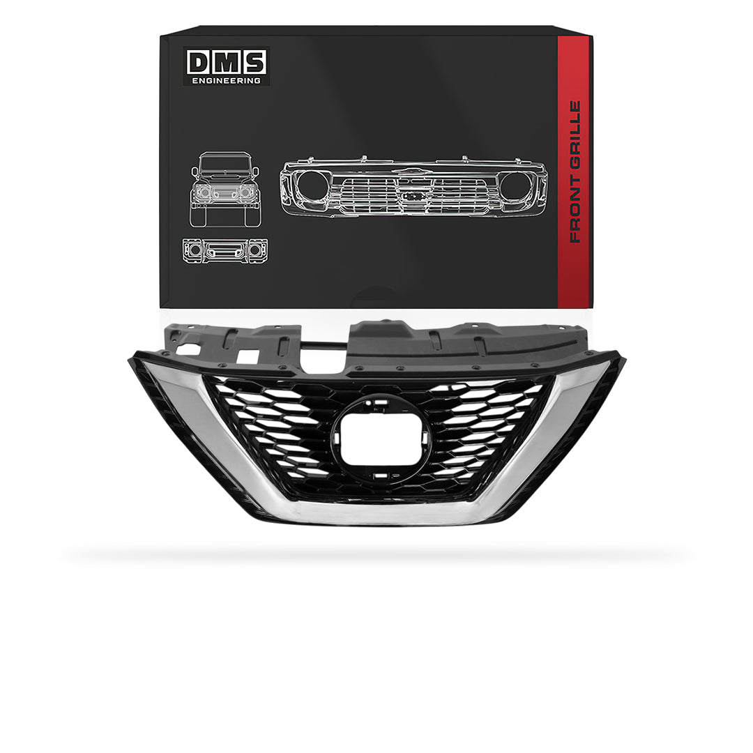 Nissan Qashqai J11 (2017 - 2022) Genuine Black / Chrome Grille