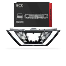 Nissan Qashqai J11 (2017 - 2022) Genuine Black / Chrome Grille Trapezoid Badge