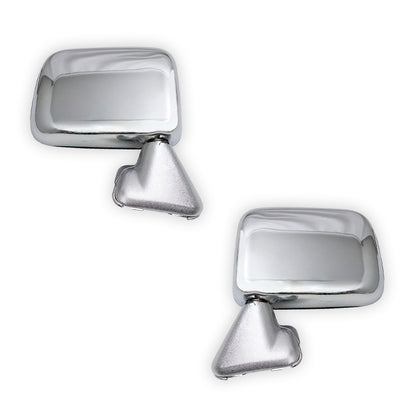 Toyota HiLux N60 (2001 - 2005) Chrome Manual Door Mirrors LH + RH