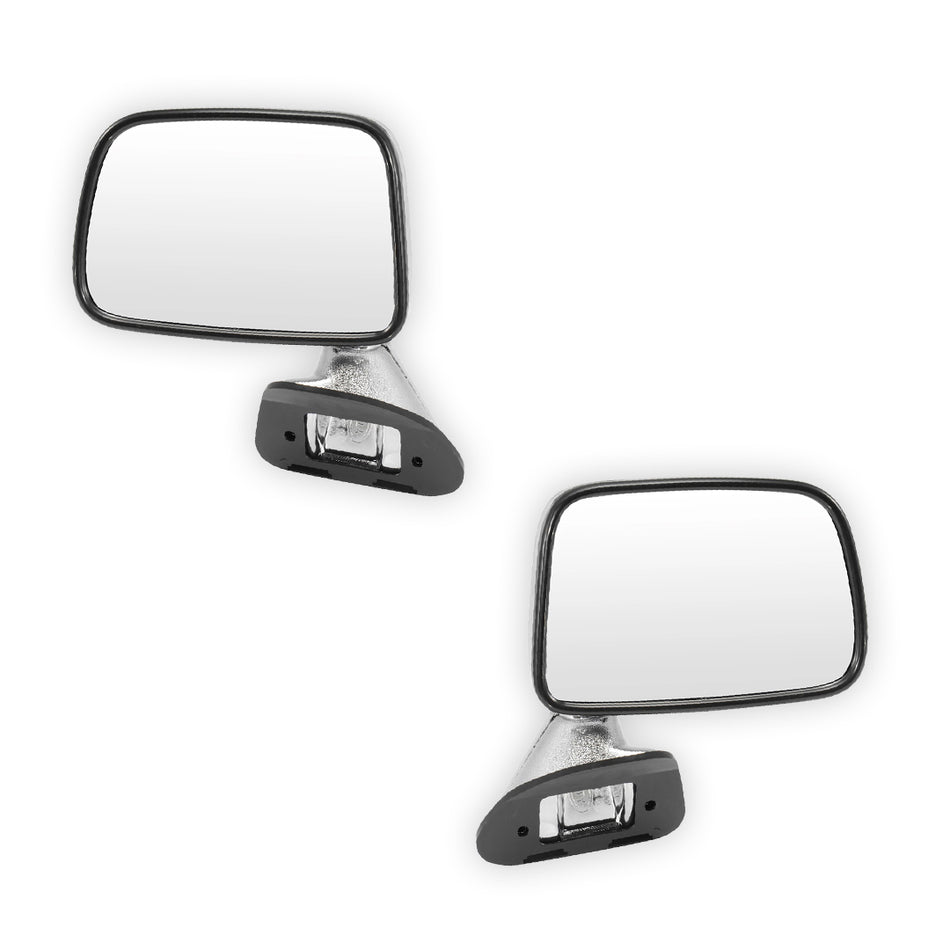 Toyota HiLux N50 (1991 - 1994) Chrome Manual Door Mirrors LH + RH
