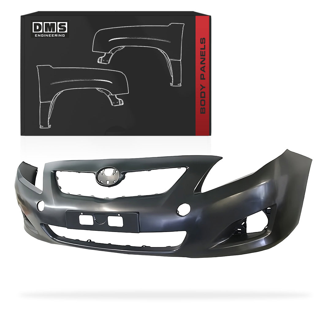 Toyota Corolla E140 / E150 (2007 - 2010) Black Front Bumper Cover