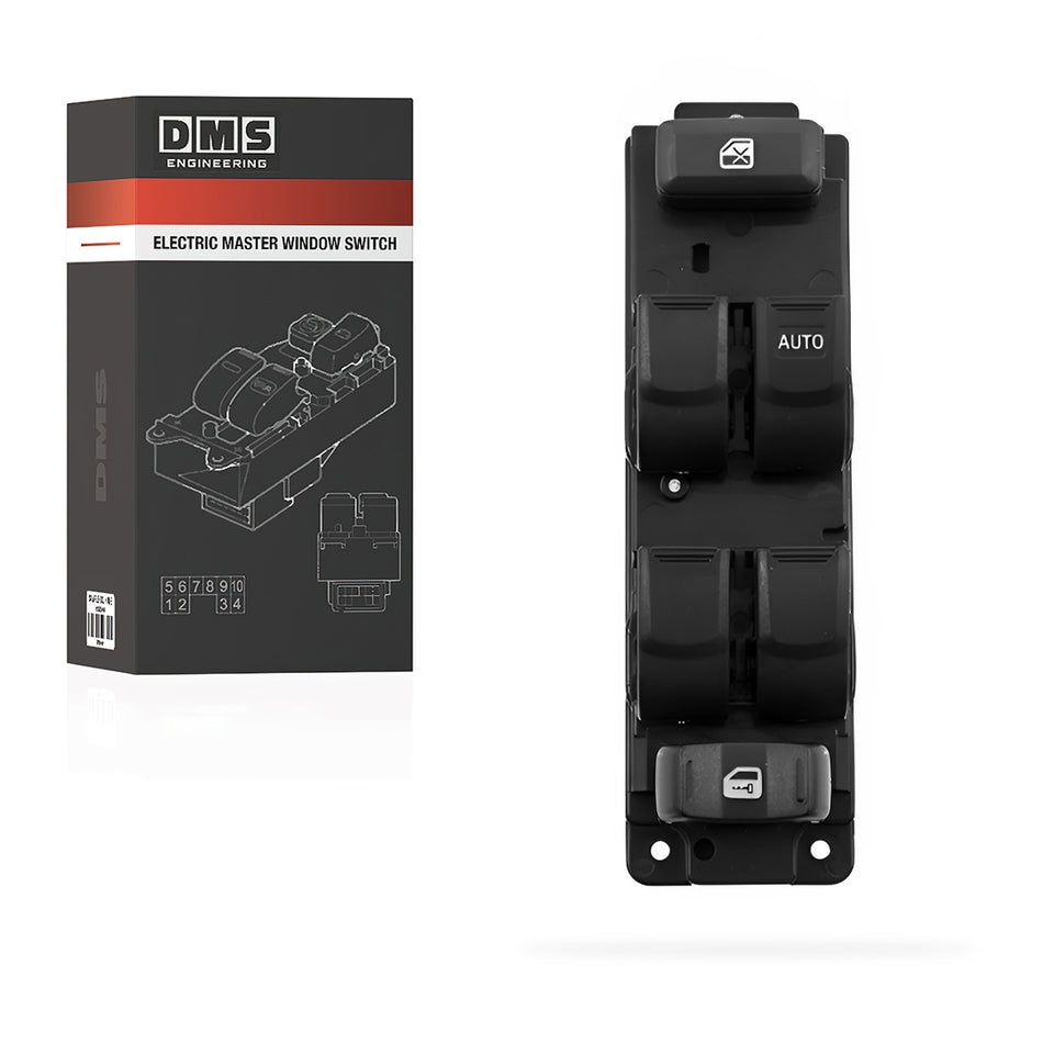 Isuzu D-MAX RC (2006 - 2012) 4 Buttons Master Window Switch