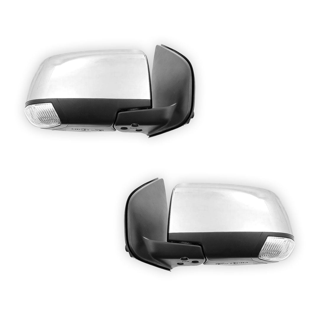 Isuzu D-MAX RT (2016 - 2020) Electric Chrome Door Mirrors LH + RH