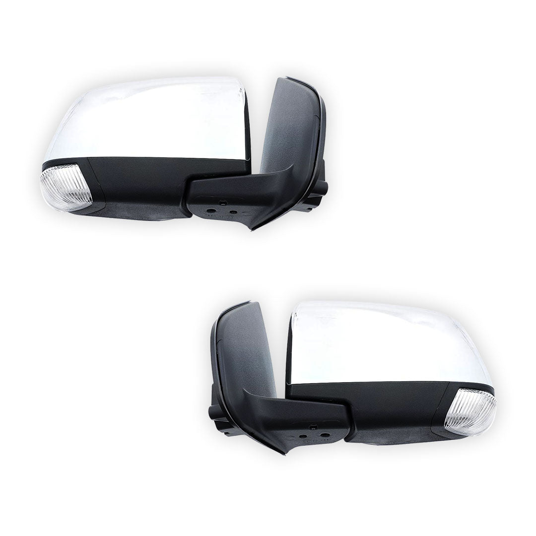 Isuzu D-MAX RT (2016 - 2020) Electric Chrome Door Mirrors LH + RH