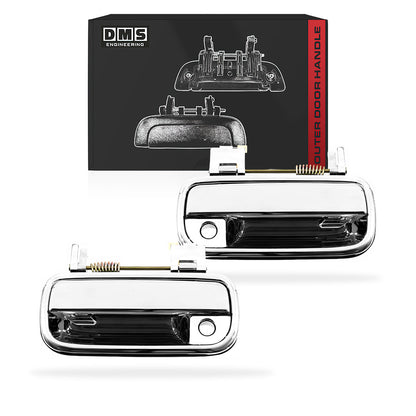 Toyota HiLux N60 (1997 - 2001) Front Outer Chrome Door Handle With Key Hole LH + RH