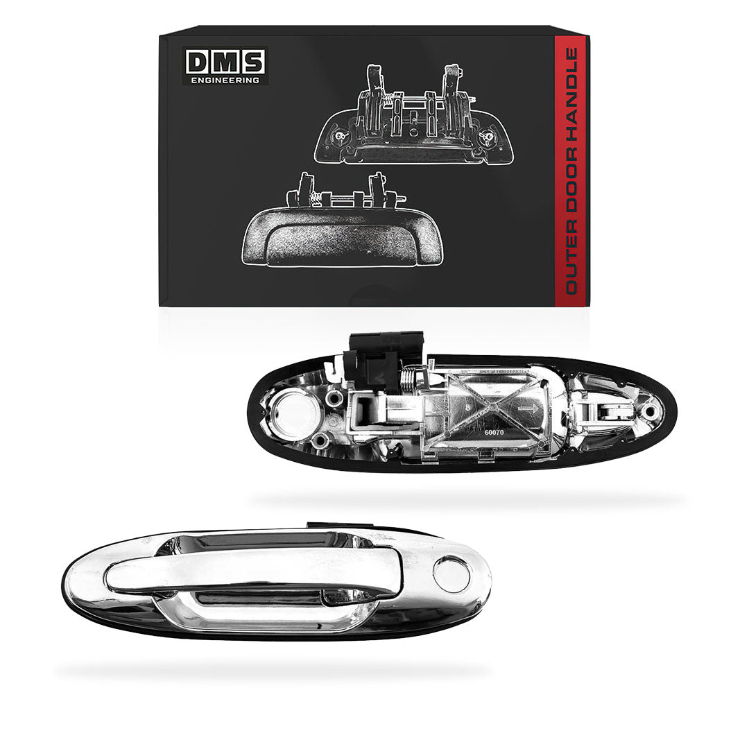 Toyota LandCruiser 100 Series (1998 - 2007)  Chrome Front Outer Door Handles