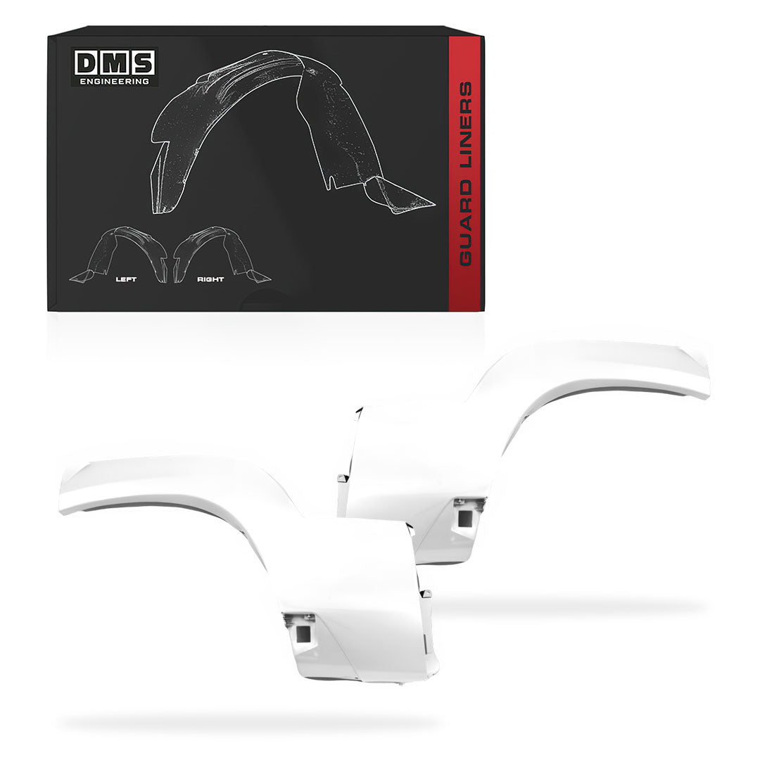 Toyota LandCruiser Prado 120 Series (2002 - 2009) Genuine White Rear Guard Flares LH + RH