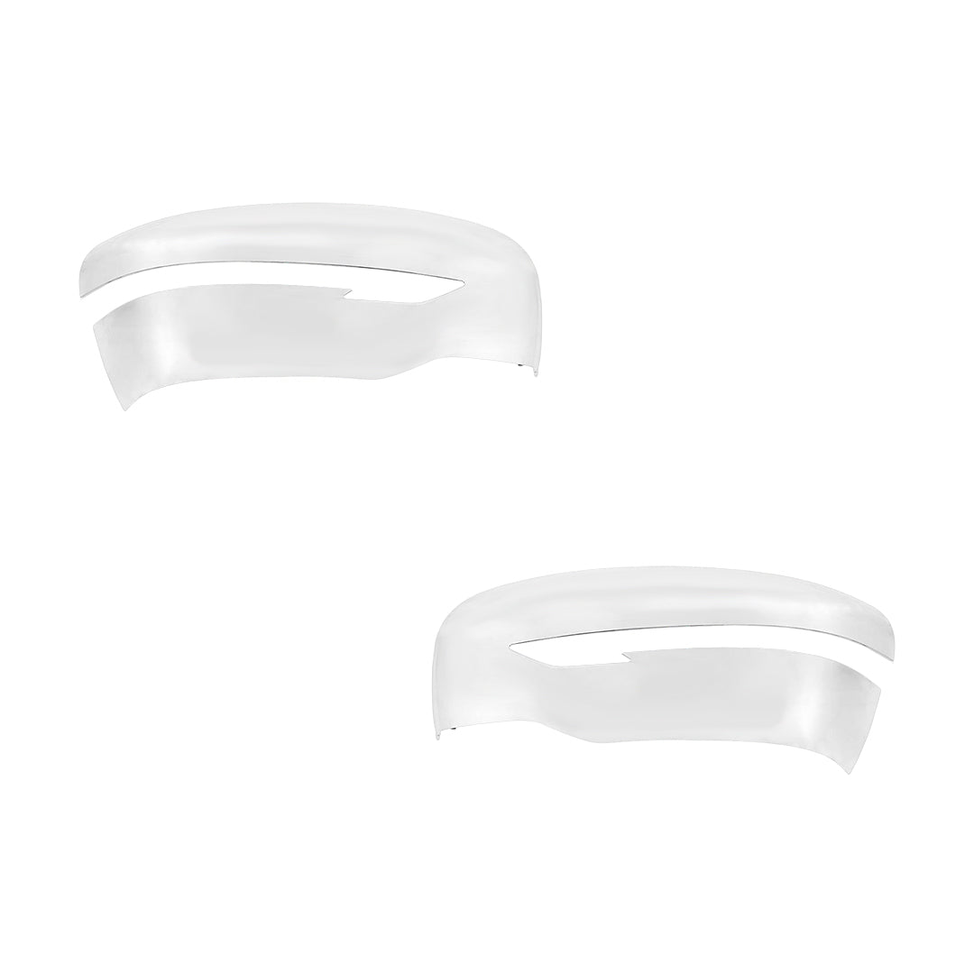 Nissan Navara D23 NP300 (2015 - 2021) Genuine Chrome Door Mirror Covers With Mirror Light LH + RH