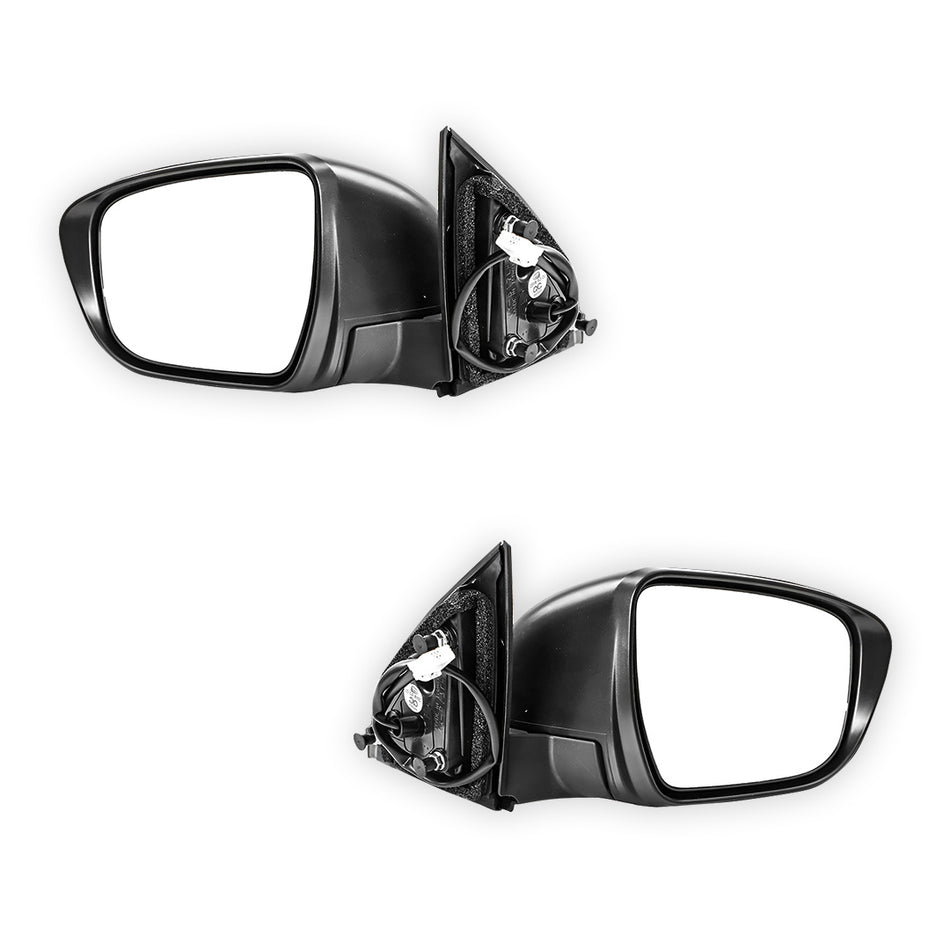 Nissan Qashqai J11 Series 1 (2014 - 2017) Primed Door Mirrors Assembly Without Auto Fold LH + RH