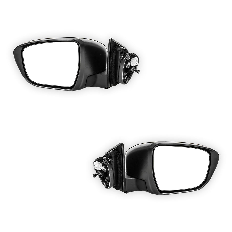 Nissan Qashqai J11 Series 1 (2014 - 2017) Primed Door Mirrors Assembly With Auto Fold and Camera LH + RH