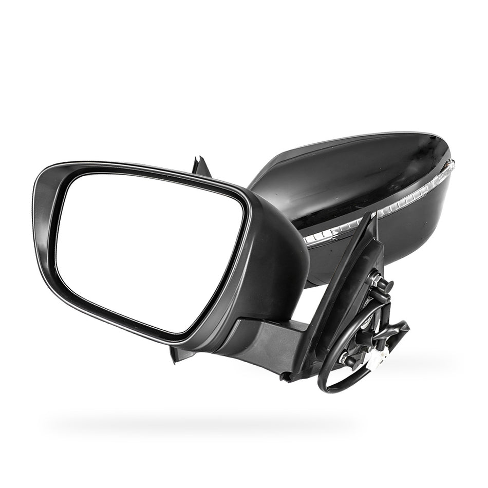 Nissan Qashqai J11 Series 1 (2014 - 2017) Primed Door Mirrors Assembly With Auto Fold Without Camera LH + RH