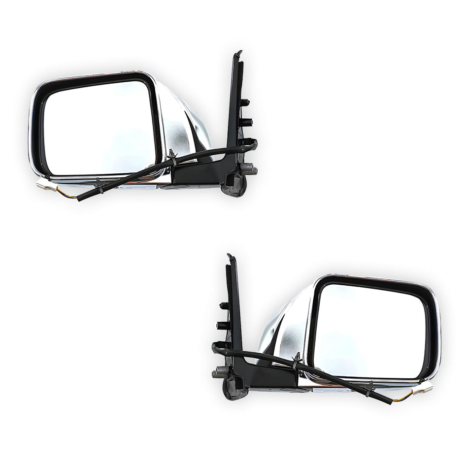 Nissan Patrol GU / Y61 Wagon (2004 - 2016) Genuine Electric Chrome Door Mirrors LH + RH
