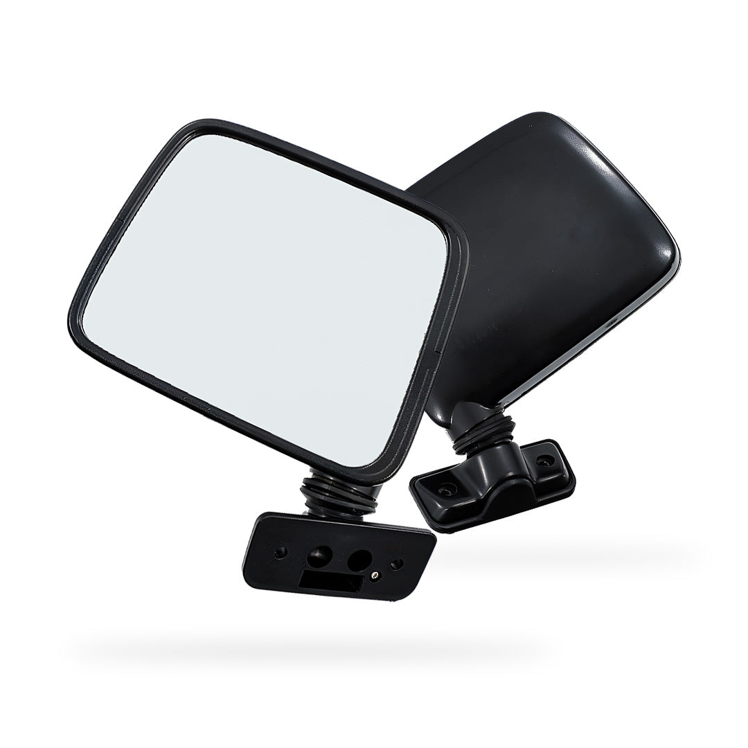 Nissan Patrol GQ / Y60 Wagon Series 2 (1991 - 1997) Genuine Manual Black Door Mirrors LH + RH