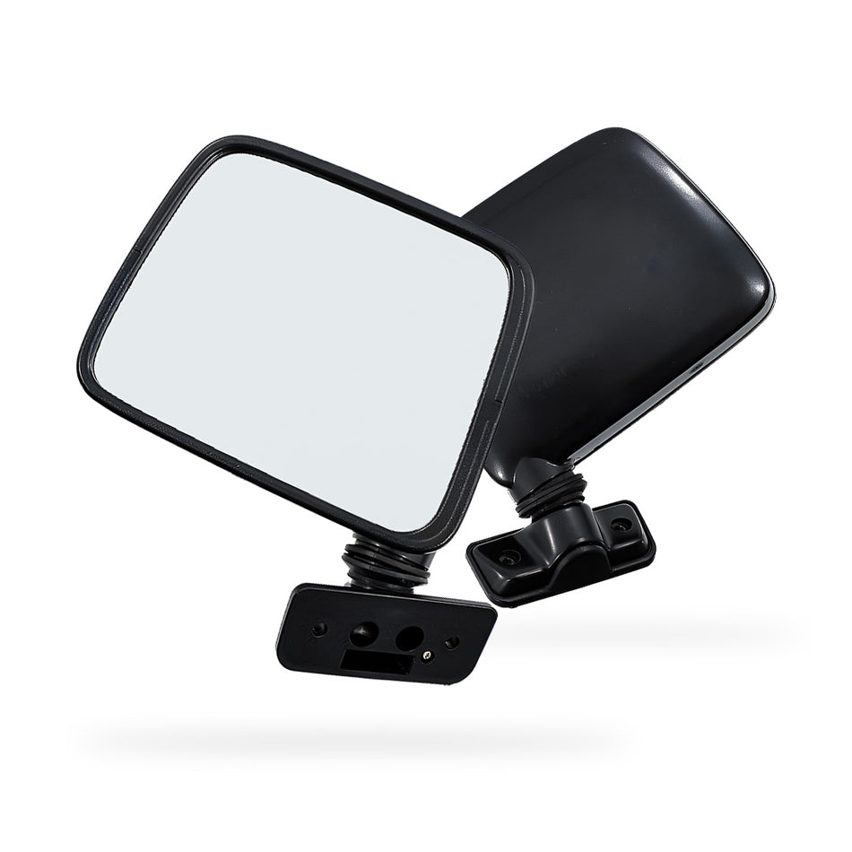 Nissan Patrol GQ / Y60 Wagon Series 2 (1991 - 1997) Genuine Manual Black Door Mirrors LH + RH