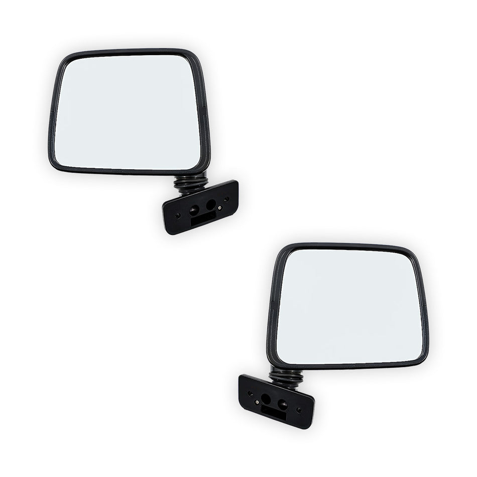 Nissan Patrol GQ / Y60 Wagon Series 2 (1991 - 1997) Genuine Manual Black Door Mirrors LH + RH