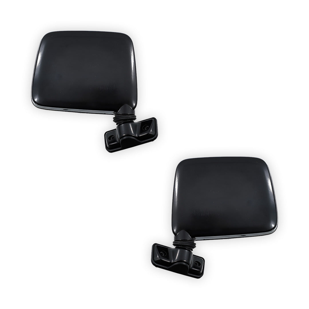 Nissan Patrol GQ / Y60 Wagon Series 2 (1991 - 1997) Genuine Manual Black Door Mirrors LH + RH