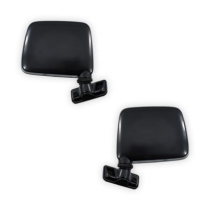 Nissan Patrol GQ / Y60 Wagon Series 2 (1991 - 1997) Genuine Manual Black Door Mirrors LH + RH