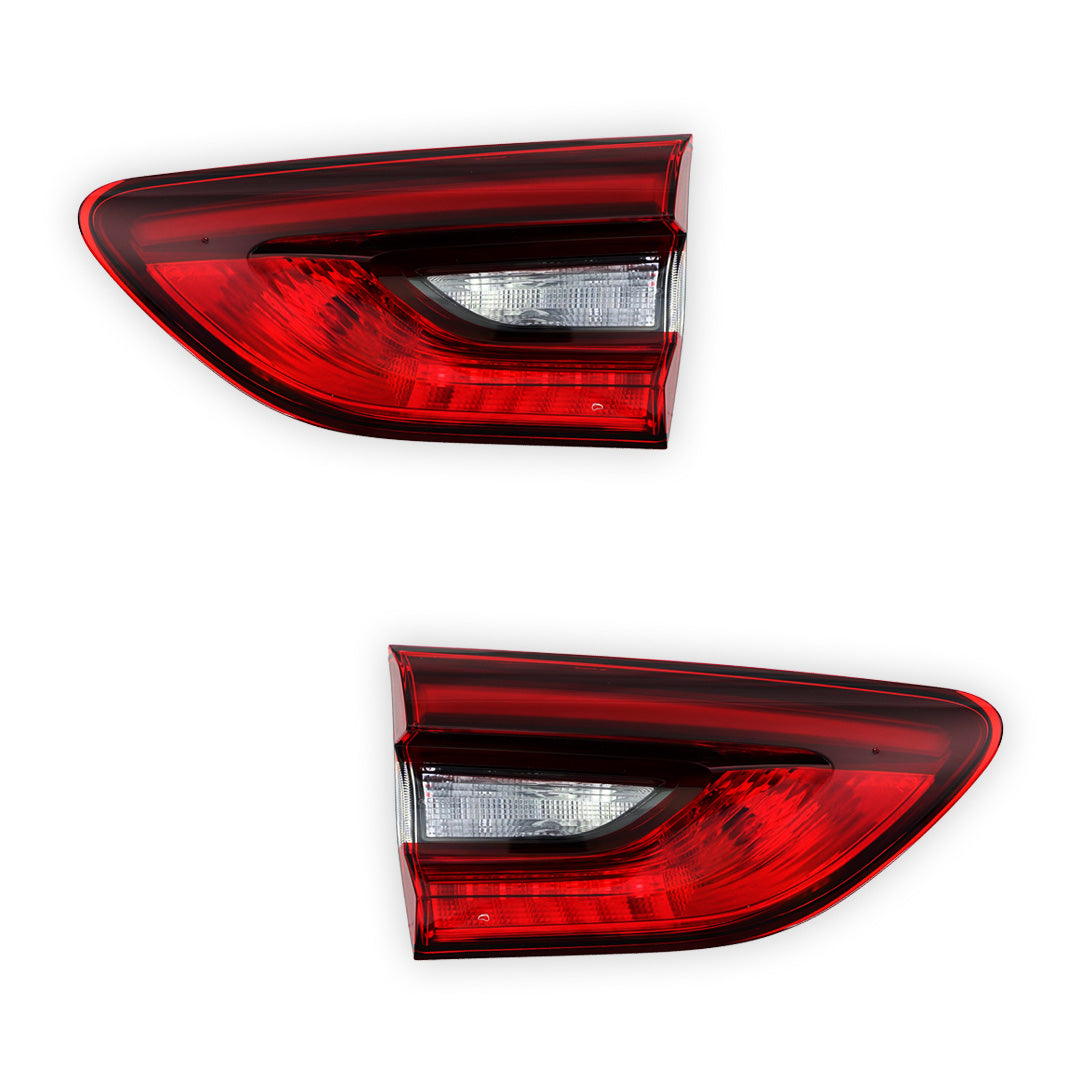 Holden Commodore ZB (2018 - 2020) Tinted Red Rear Garnish Tail Lights LH + RH