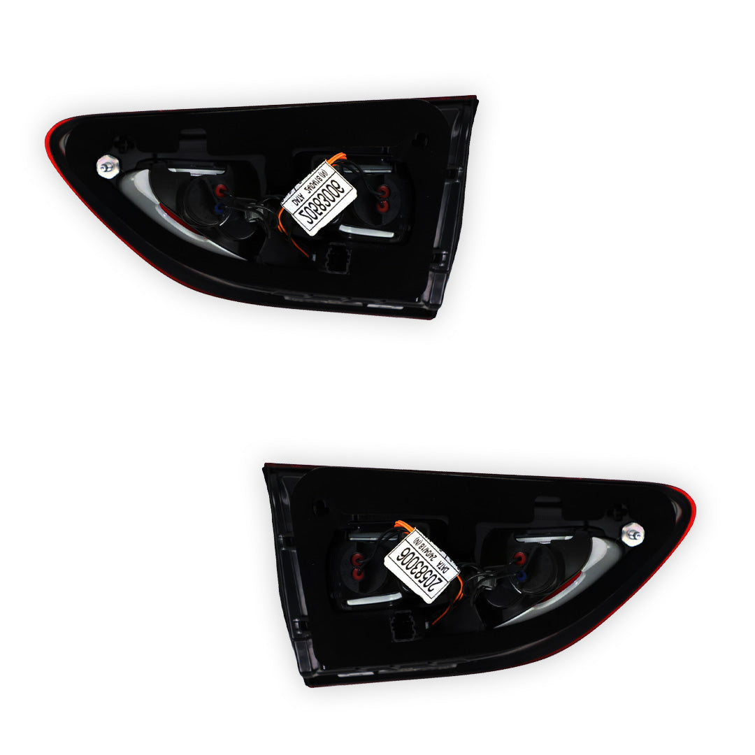 Holden Commodore ZB (2018 - 2020) Tinted Red Rear Garnish Tail Lights LH + RH