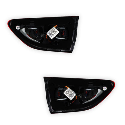 Holden Commodore ZB (2018 - 2020) Tinted Red Rear Garnish Tail Lights LH + RH