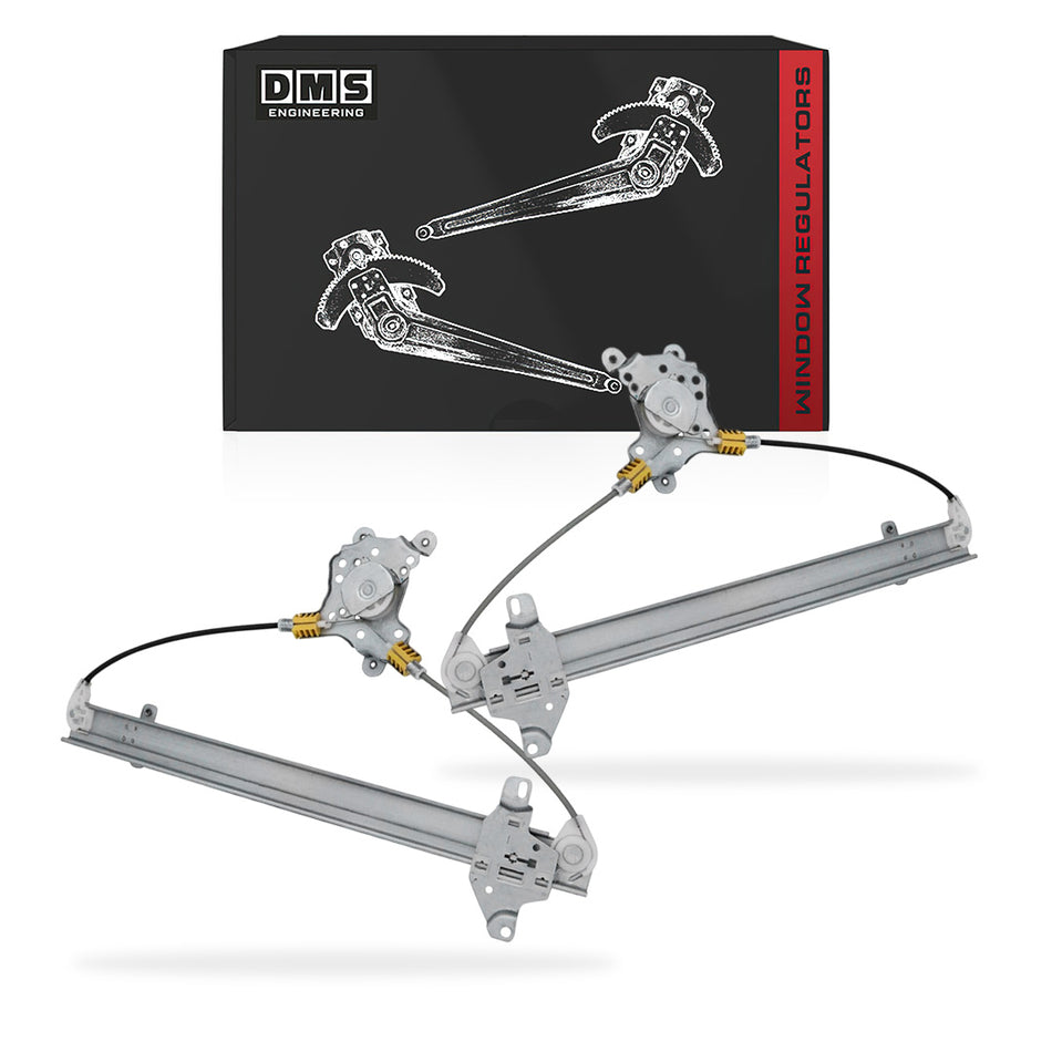 Nissan Navara D40 (2008 - 2015) Front and Rear Window Regulators Without Motor LH + RH