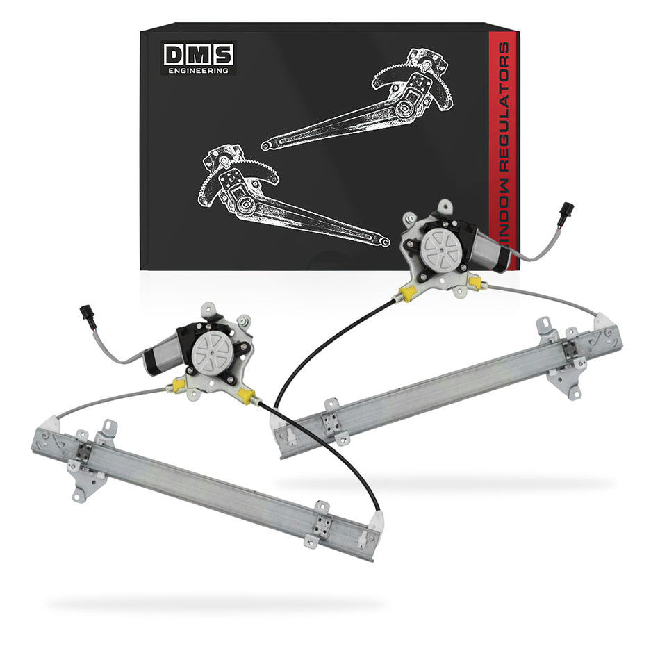 Nissan Navara D40 (2008 - 2015) Front and Rear Window Regulators With Motor LH + RH