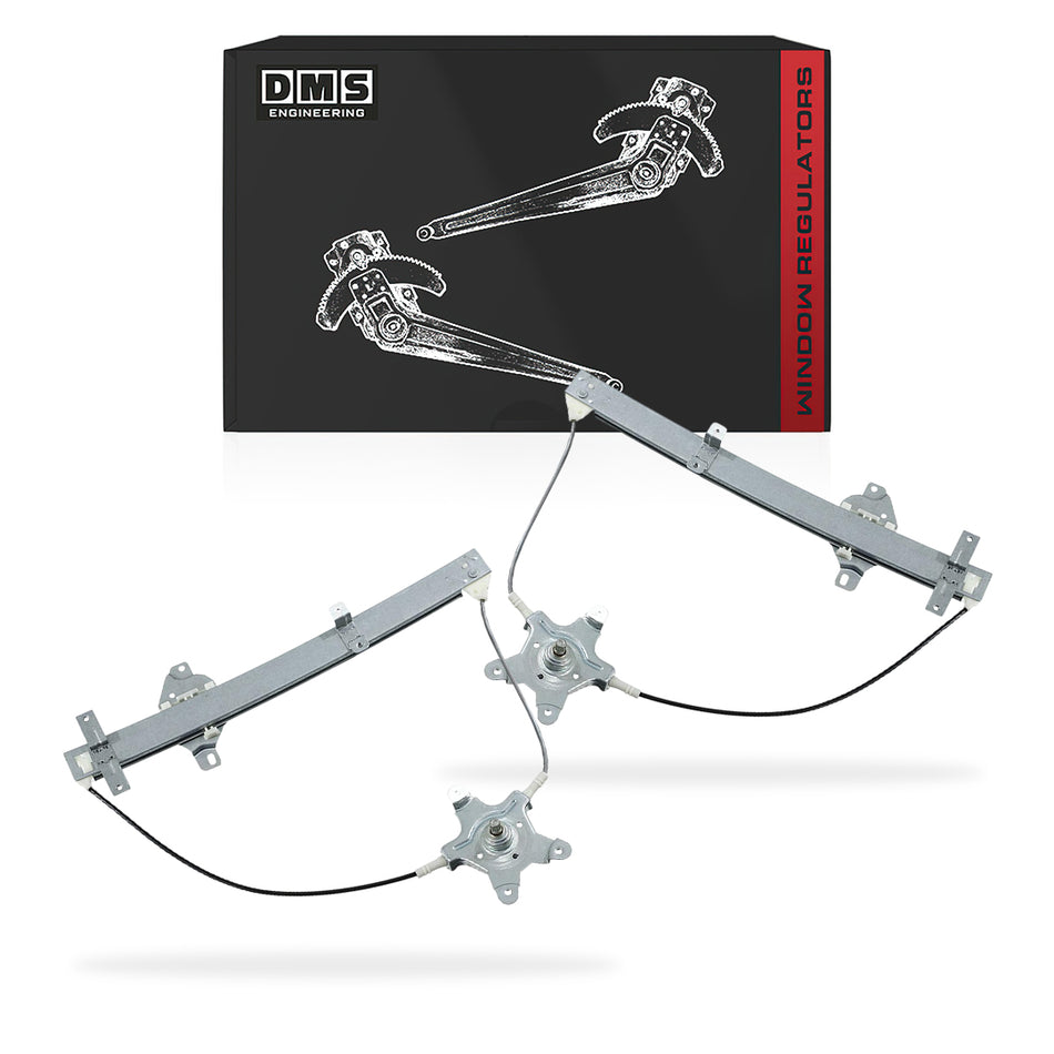 Nissan Navara D22 (1997 - 2006) Front Manual Window Regulators LH + RH